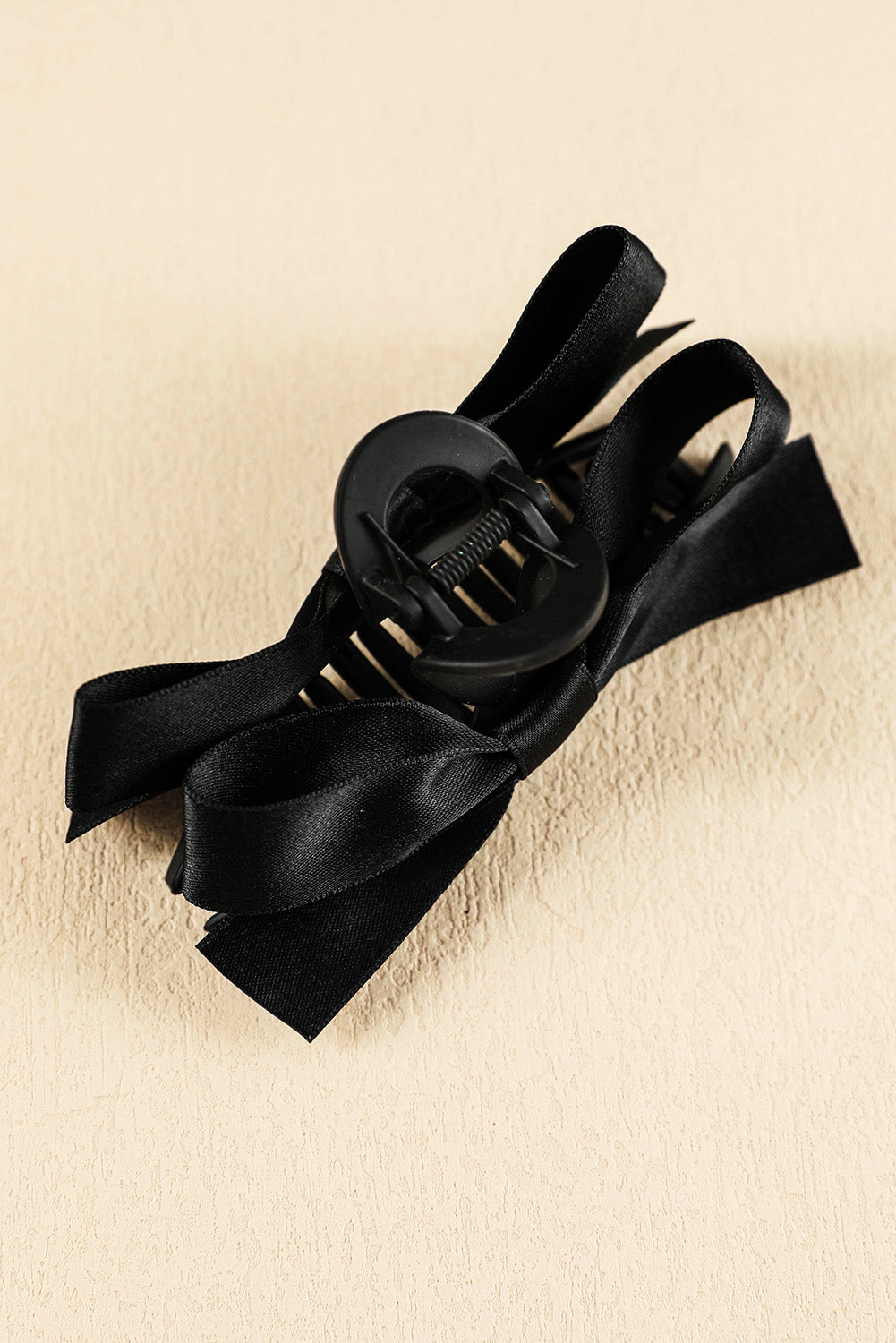 Black Bow Hairclip Accessory