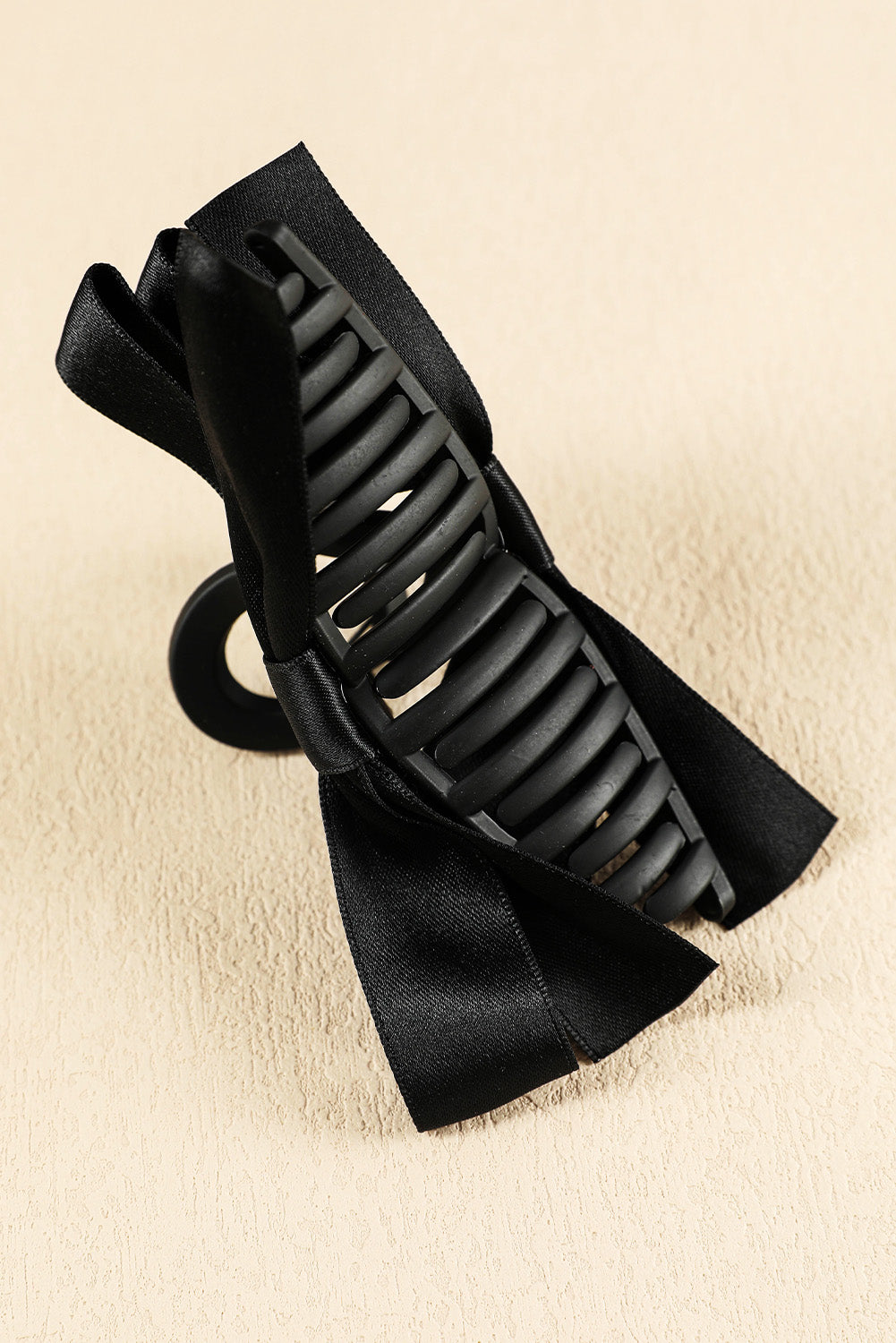 Black Bow Hairclip Accessory