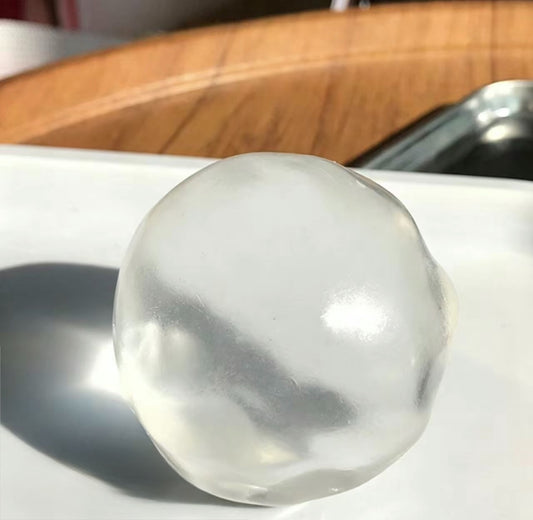 Coconut Oil Ball Clear Stress Ball