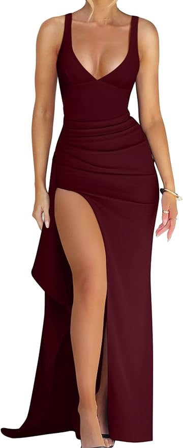 Slit Maxi Dress