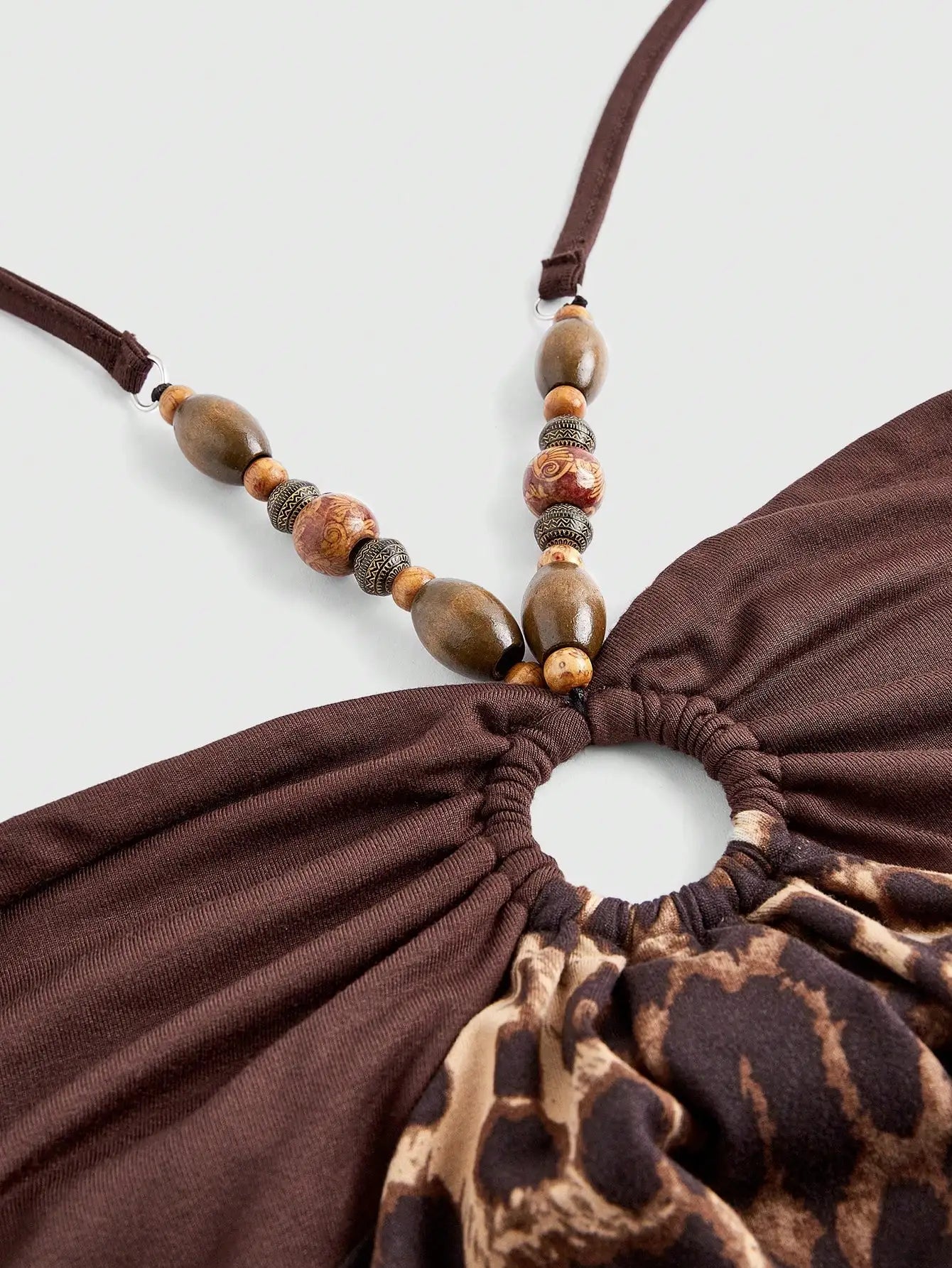 Leopard Print Halter Top