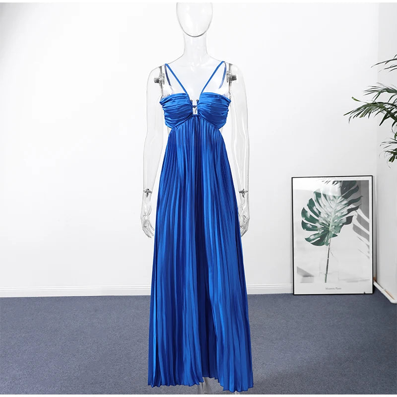 Just Judy Pleated Dress
