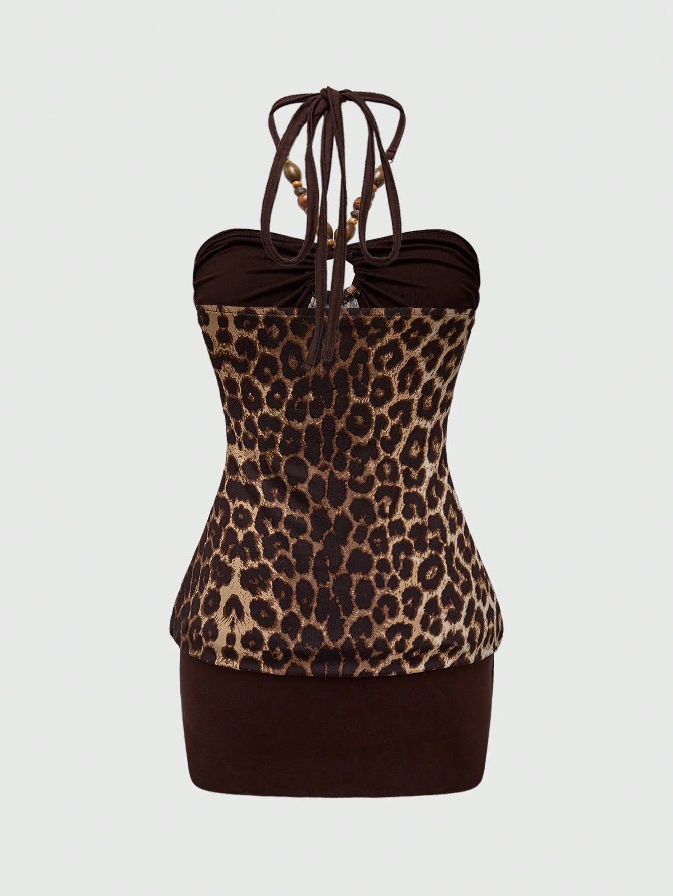 Leopard Print Halter Top