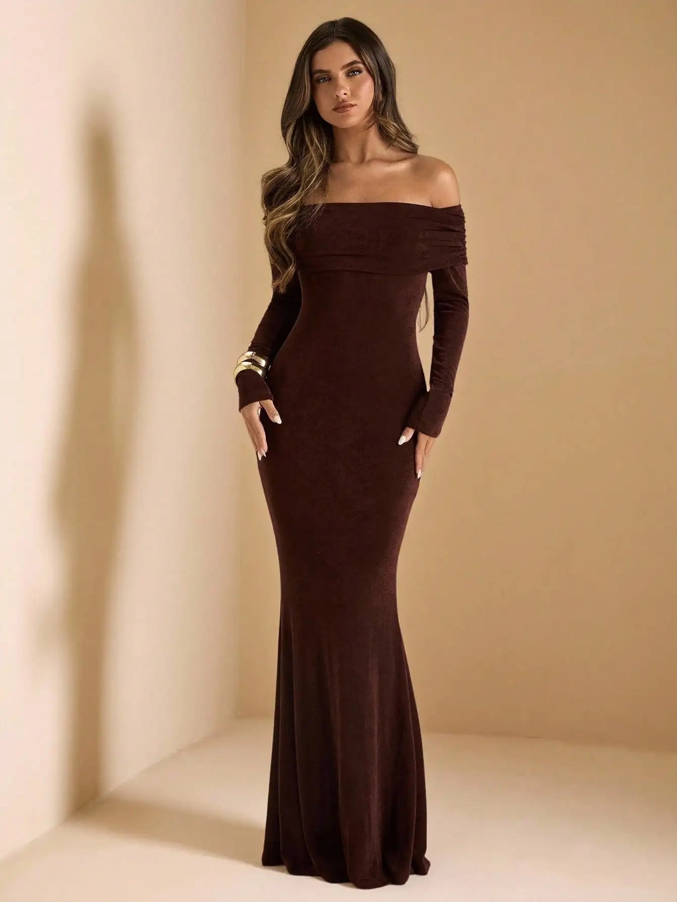 Piper Open Shoulder Long Sleeve Bodycon