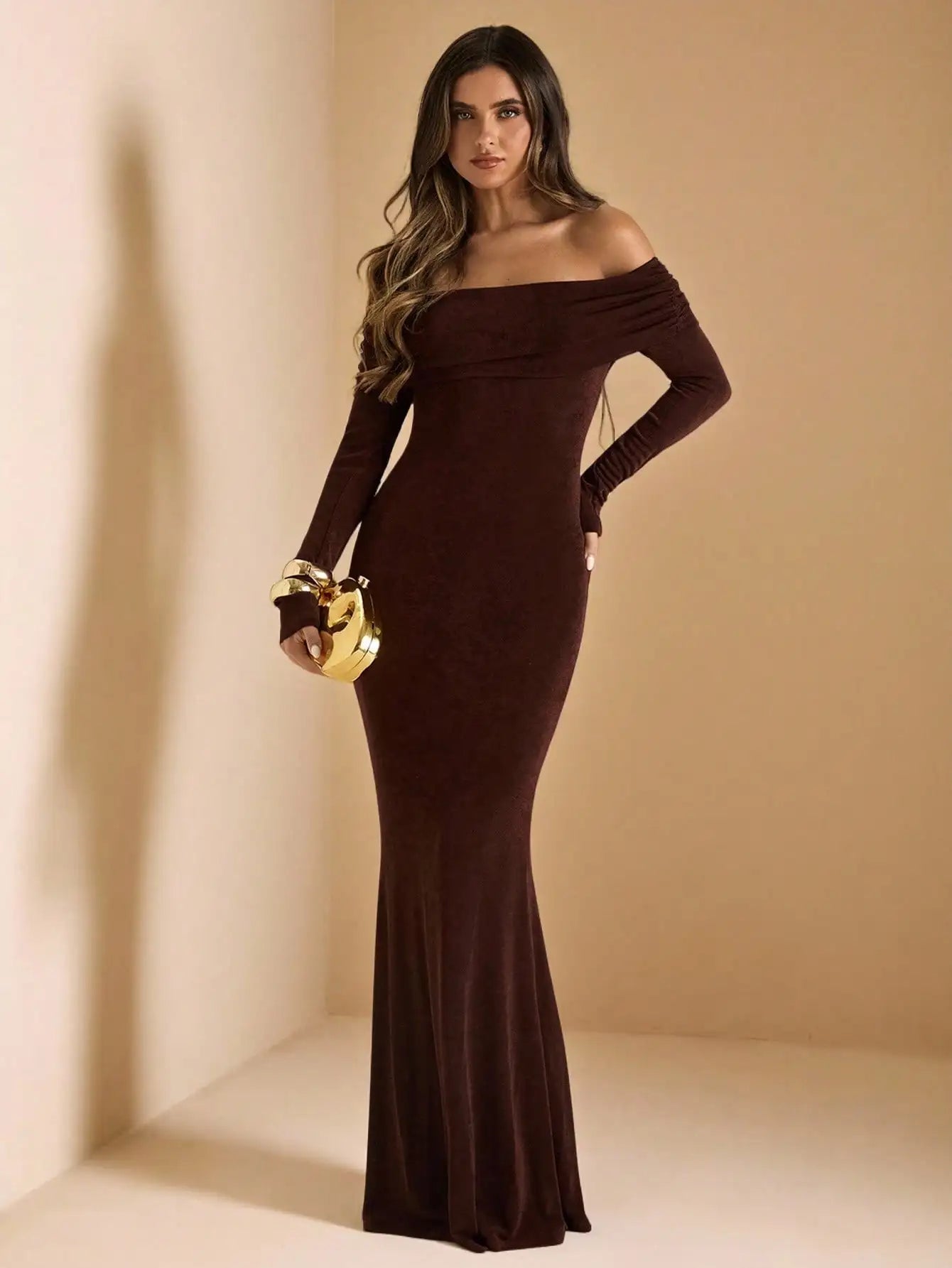 Piper Open Shoulder Long Sleeve Bodycon