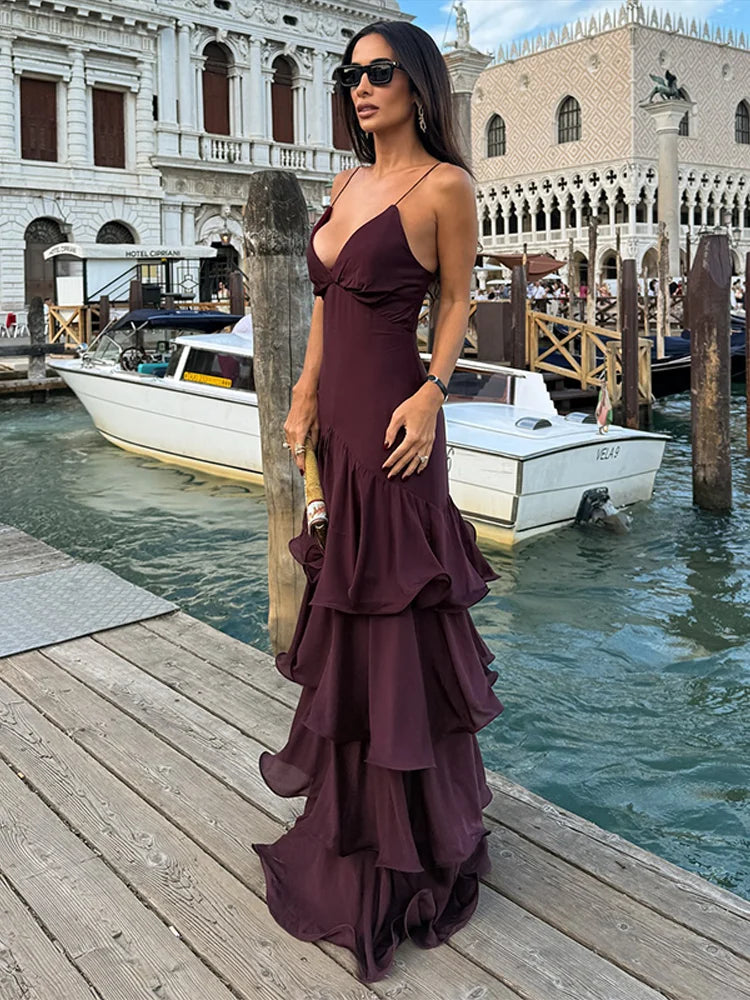 Mary's Purple Sling Dress