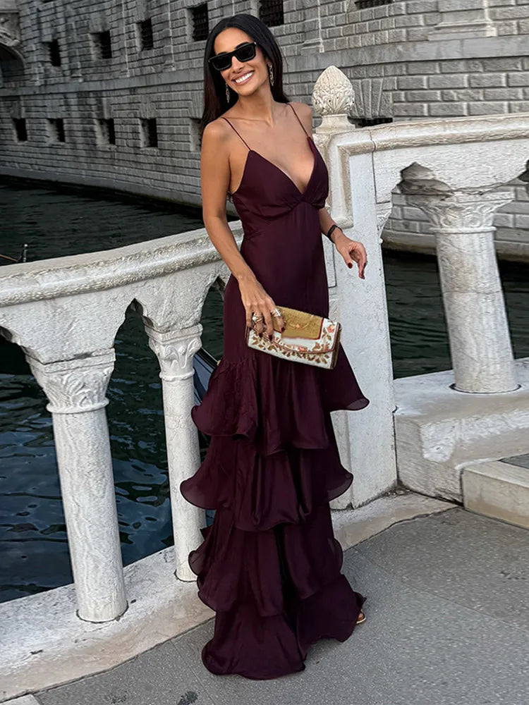 Mary's Purple Sling Dress