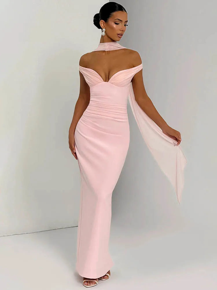 Sirin Scarf Maxi Dress