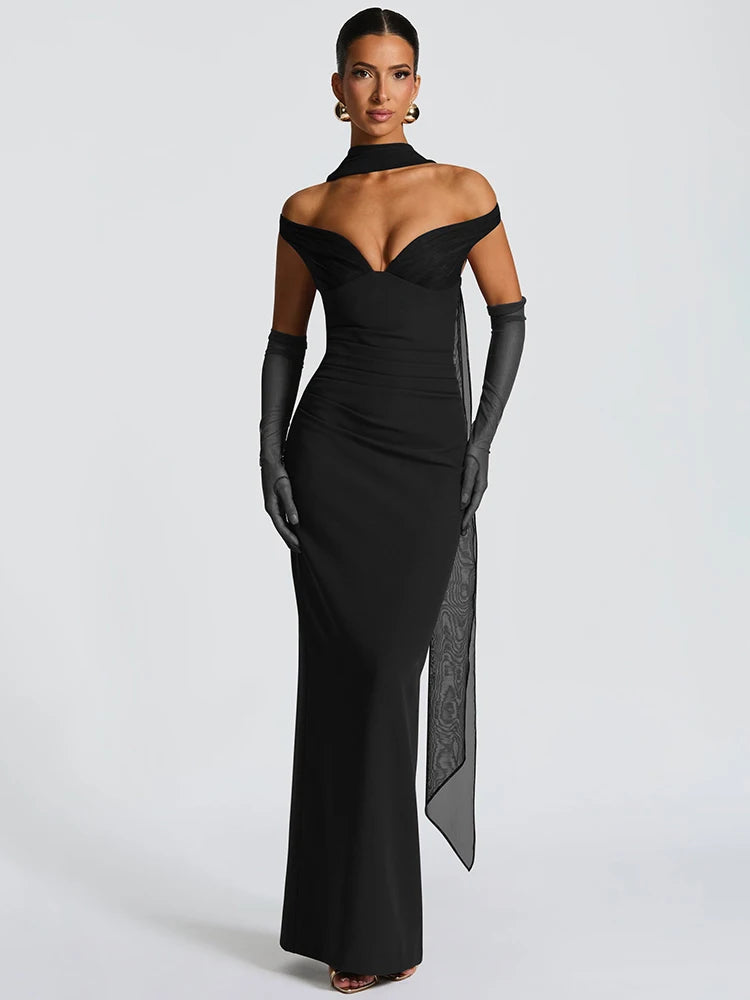 Sirin Scarf Maxi Dress