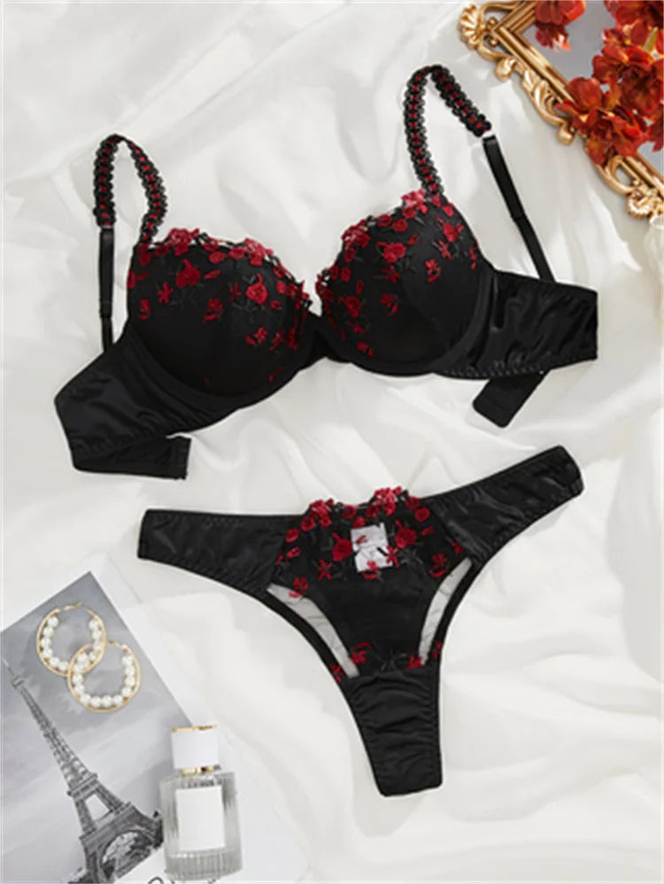 Lori Rose pushup and pantie lingerie set