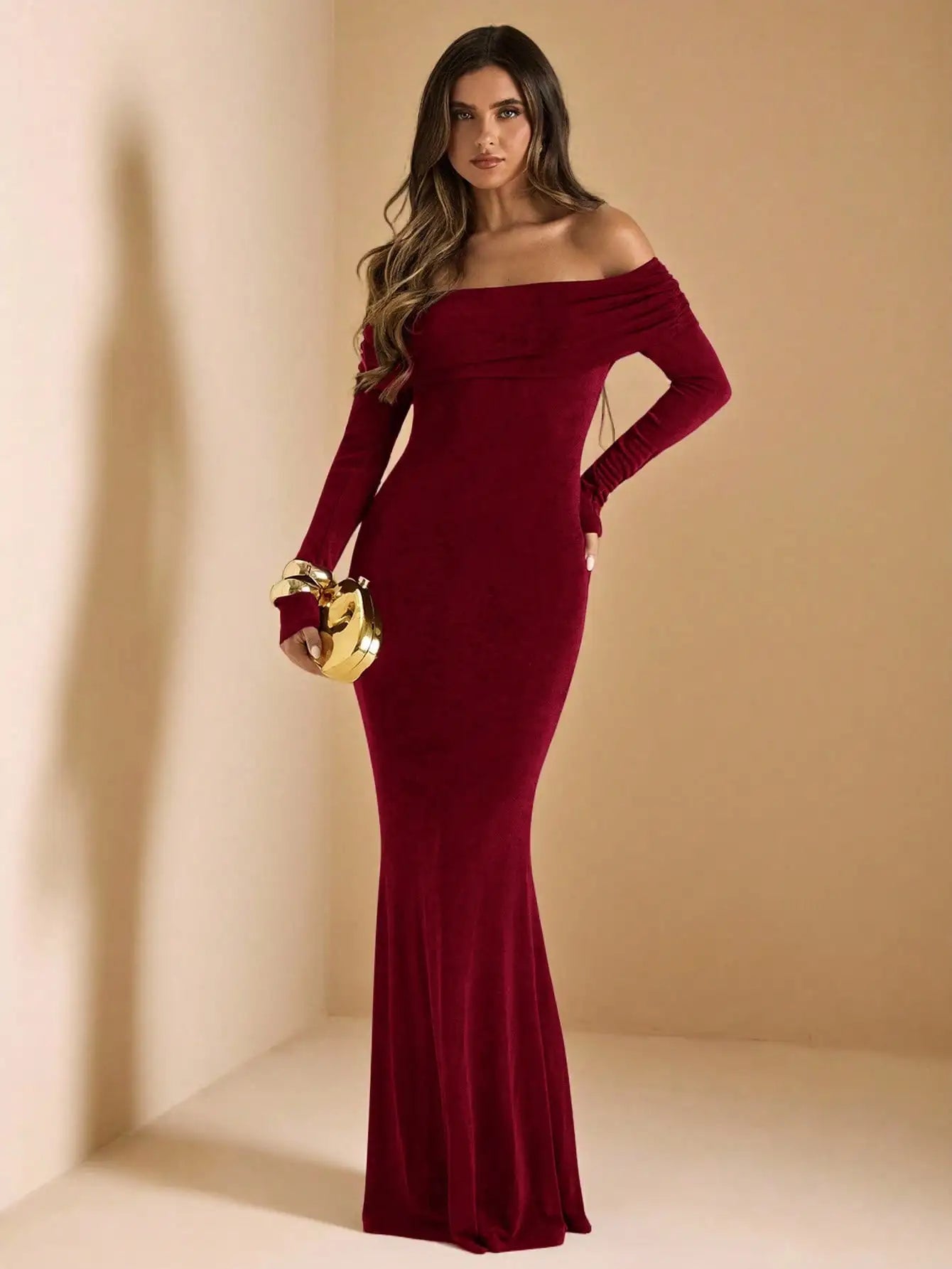 Piper Open Shoulder Long Sleeve Bodycon