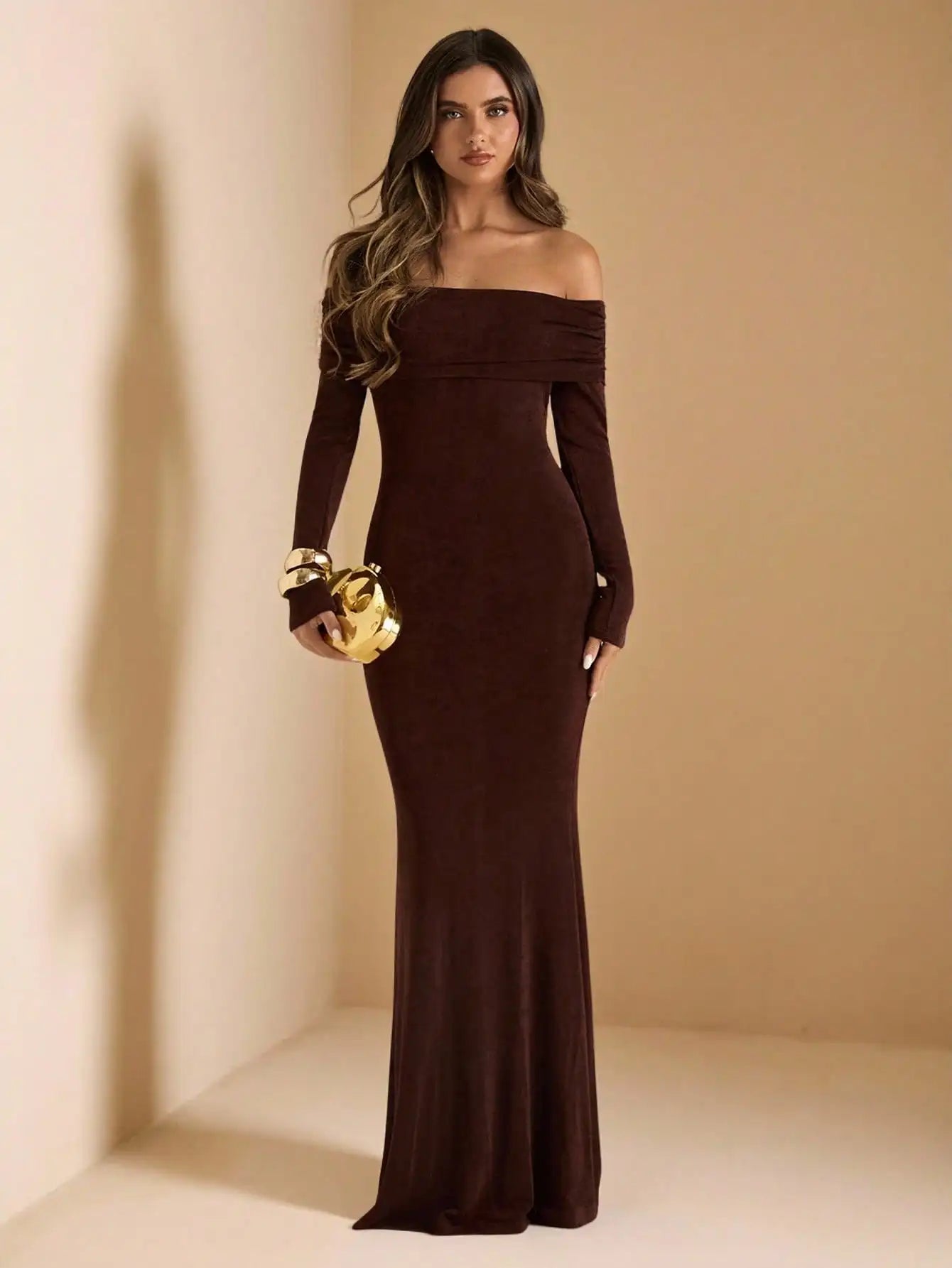 Piper Open Shoulder Long Sleeve Bodycon