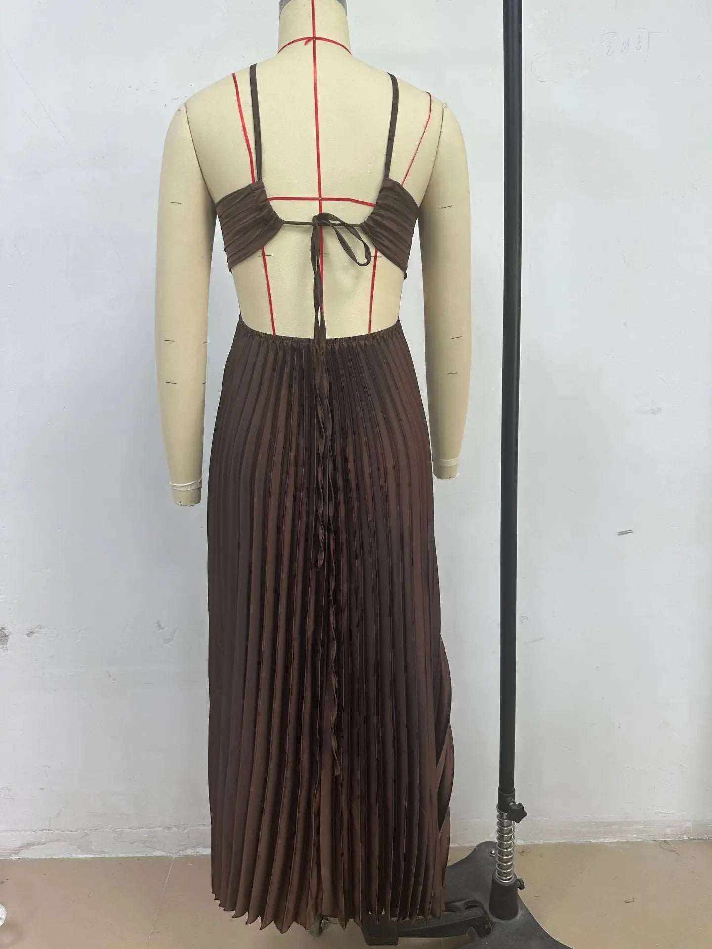 Just Judy Pleated Dress