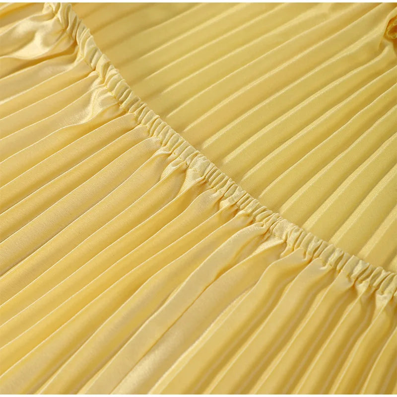 Just Judy Pleated Dress