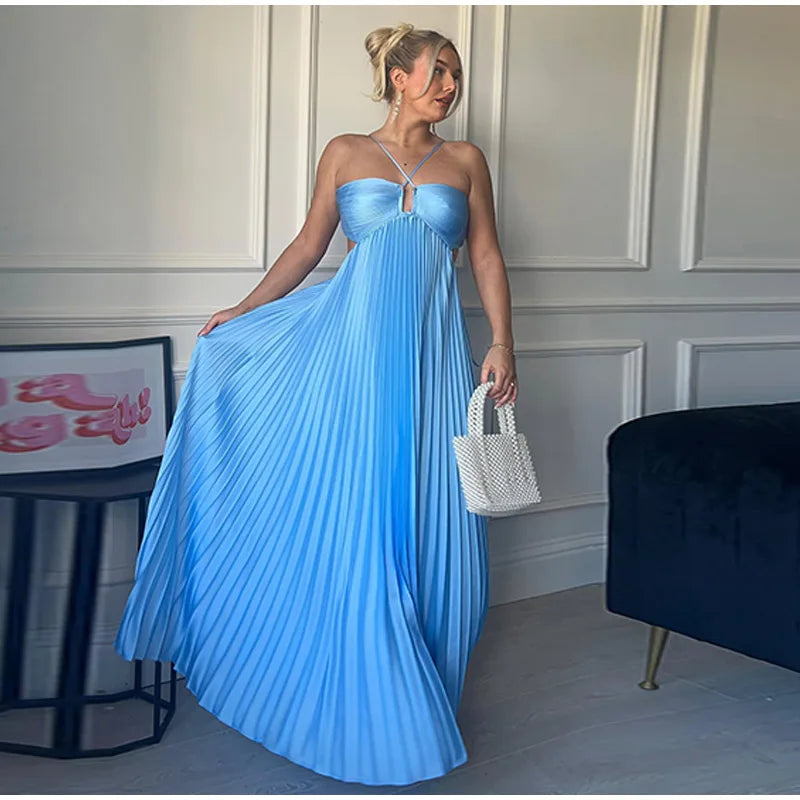 Just Judy Pleated Dress