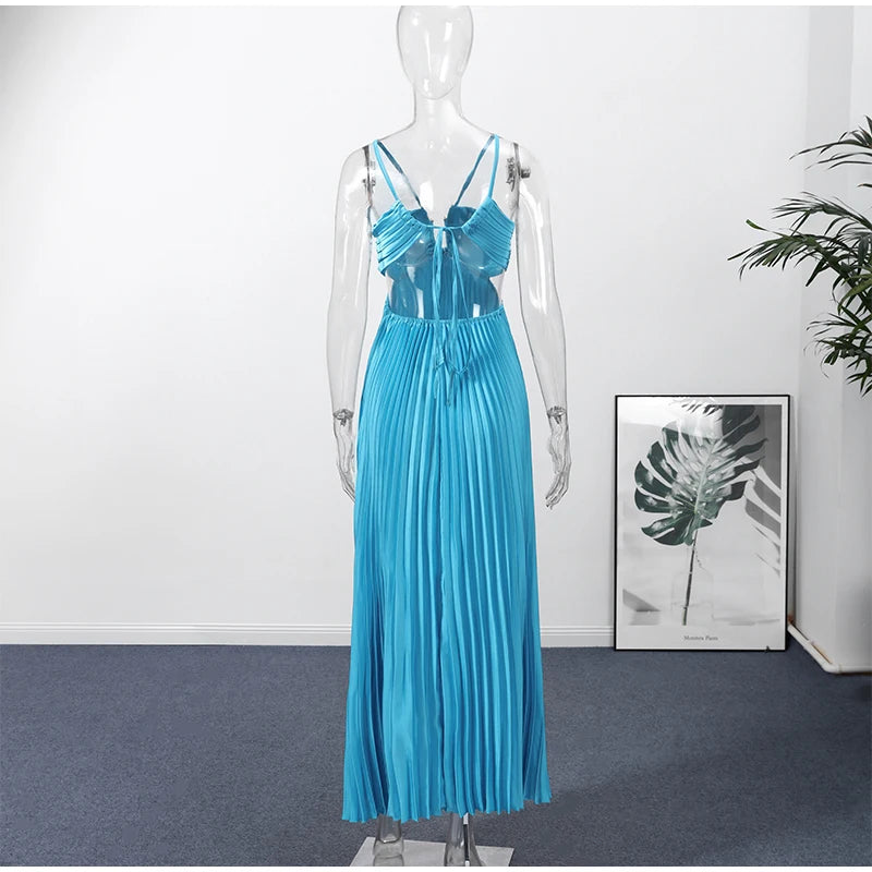 Just Judy Pleated Dress
