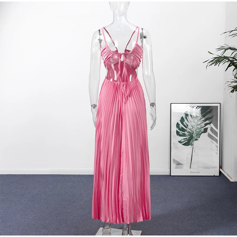 Just Judy Pleated Dress