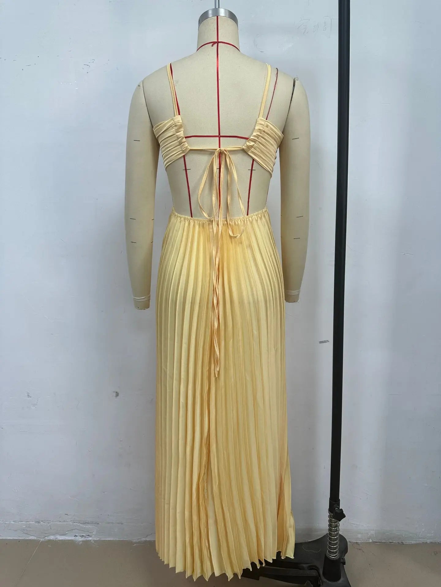 Just Judy Pleated Dress