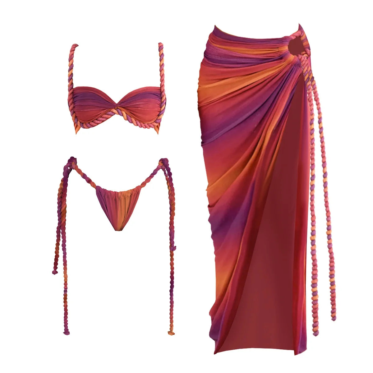 'Who is she" Bikini Set