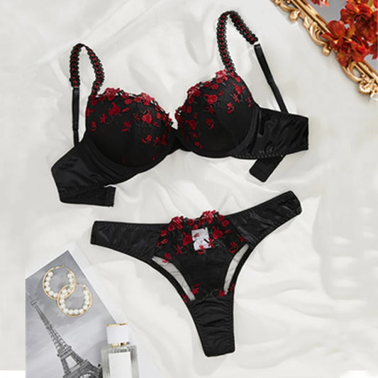 Lori Rose pushup and pantie lingerie set