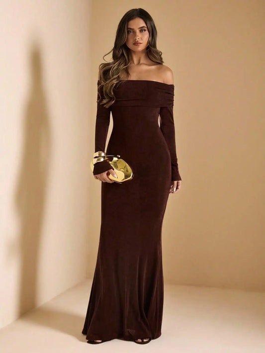 Piper Open Shoulder Long Sleeve Bodycon