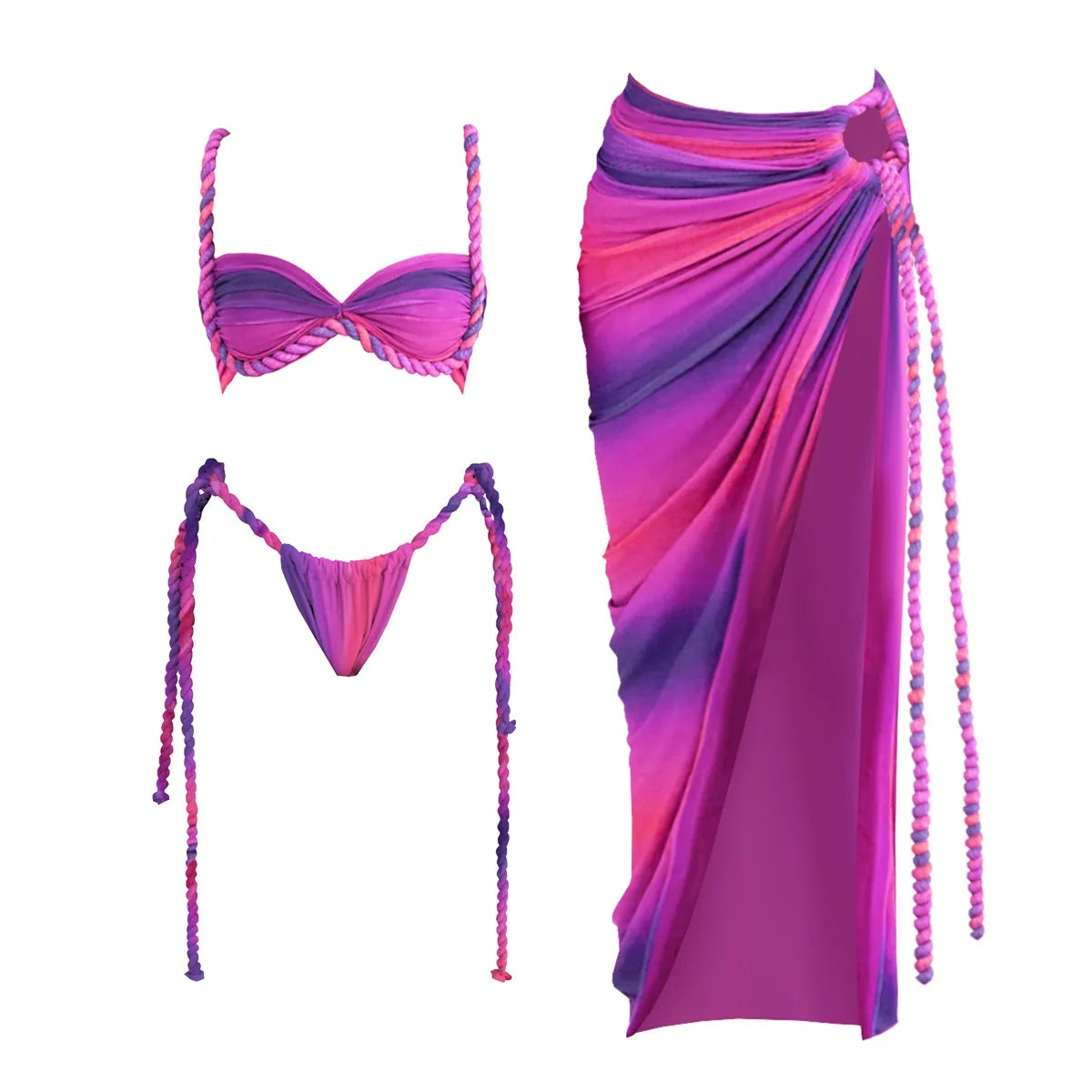'Who is she" Bikini Set