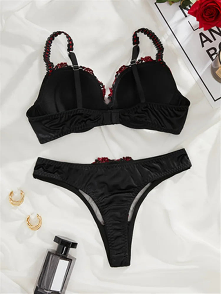 Lori Rose pushup and pantie lingerie set