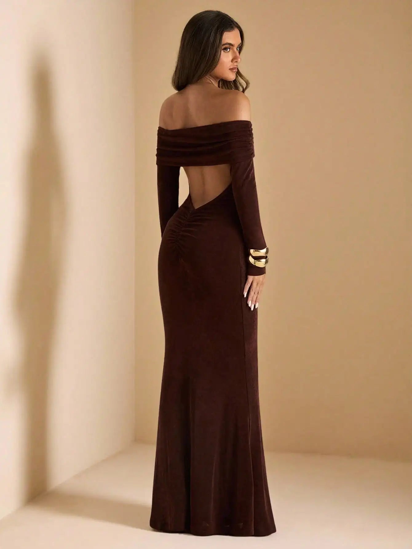 Piper Open Shoulder Long Sleeve Bodycon